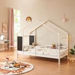Kinderbed Lorenskog houten huisbed met valbescherming 200x90, Verzenden, Nieuw