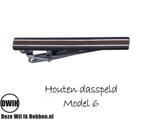 Houten Dasspeld model 6, Verzenden, Nieuw