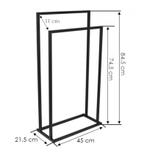Verplaatsbaar handdoekenrek - licht en stabiel - 45x21,5x..., Ophalen of Verzenden, Nieuw