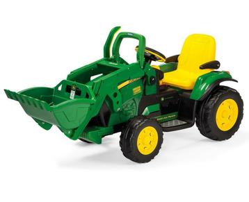 John Deere elektrische Tractor +Voorlader 12volt Peg Perego beschikbaar voor biedingen