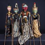 4 Wayang Golék poppen - Java - Indonesië (Zonder