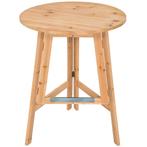 Party statafel van massief hout inklapbaar 79x110cm - bruin, Verzenden, Nieuw