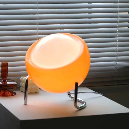 Bauhaus Tafellamp van Glas – Klassieke Retro LED Sfeerlamp, Huis en Inrichting, Lampen | Tafellampen, Nieuw, Glas, Minder dan 50 cm