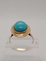 Ring - 18 karaat Geel goud Turquoise