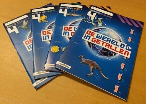 De wereld in getallen versie 5, set werkboeken groep 4, Boeken, Schoolboeken, Nieuw, Overige niveaus, Overige vakken, Ophalen of Verzenden