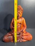 Boeddha Mudra houtsnijwerk - Beeld - Indonesië (Zonder, Antiek en Kunst