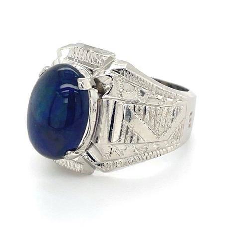 Zonder Minimumprijs - Ring Zilver - Opaal, Sieraden, Tassen en Uiterlijk, Ringen