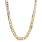 Gouden valkenoog collier 61 cm 18 karaat, Sieraden, Tassen en Uiterlijk, Kettingen, Verzenden, Zo goed als nieuw, Goud, Goud