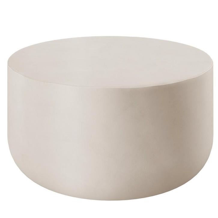 Ronde salontafel Ronan, voor binnen & buiten, 80x39,5 cm - w, Huis en Inrichting, Tafels | Salontafels, Verzenden