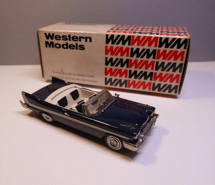 Western Models - Modelauto - 1/43 - 1958 PLYMOUTH BELVEDERE, Hobby en Vrije tijd, Modelauto's | 1:5 tot 1:12