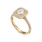 Verlovingsring - 18 karaat Geel goud Diamant (Natuurlijk)
