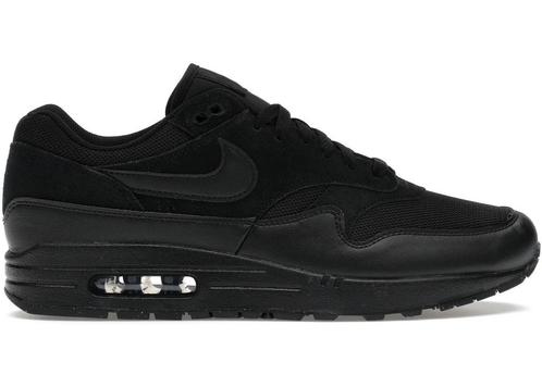 Nike Air Max 1 Essential Triple Black - Maat 46 EU, Kleding | Heren, Schoenen, Ophalen of Verzenden