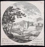 Gabriel Perelle (1604-1677) - Landscape with Fortified Town