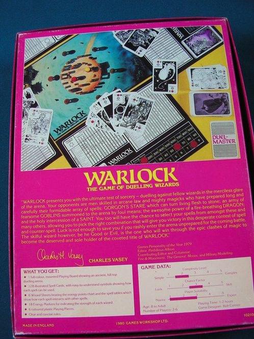 Bordspel - Warlock Games Workshop, Antiek en Kunst, Antiek | Overige Antiek