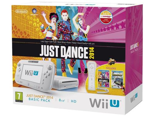 Nintendo Wii U Starter Pack - Just Dance 2014, Spelcomputers en Games, Spelcomputers | Nintendo Wii U, Zo goed als nieuw, Ophalen of Verzenden