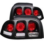 ANZO 1994-1998 Ford Mustang Taillights Black - 221020, Ophalen of Verzenden, Nieuw