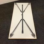 kusch & Co klaptafel / vouwtafel 180x80 cm, formica wit blad, Ophalen of Verzenden, Gebruikt