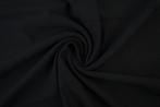 French Terry – Zwart, Hobby en Vrije tijd, Stoffen en Lappen, 120 cm of meer, Zwart, Ophalen of Verzenden, Katoen