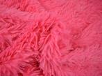 10 meter langharig bont -Fuchsia - Pluche stoffen, Hobby en Vrije tijd, 120 cm of meer, Ophalen of Verzenden, Roze, Polyester