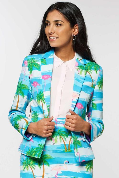 Flaminggirl Dames Blazer OP=OP, Kleding | Dames, Carnavalskleding en Feestkleding, Kleding, Nieuw, Verzenden