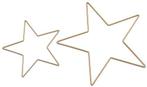 Metalen Frame Ster Goud 30 cm, Ophalen of Verzenden, Nieuw