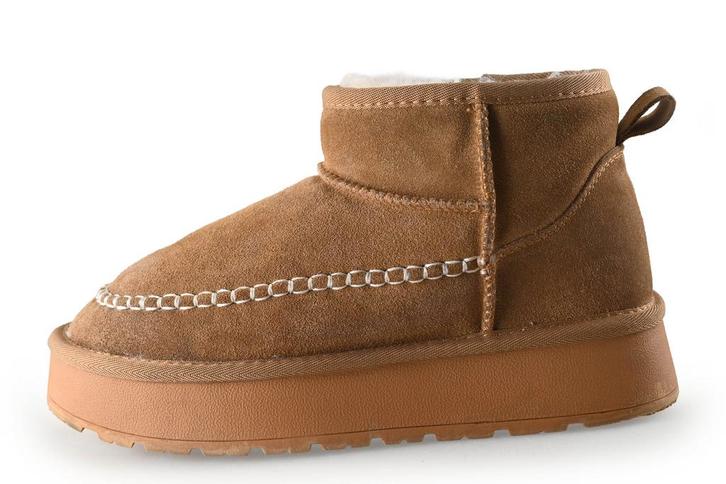 Manfield Snowboots in maat 38 Beige | 10% korting, Kleding | Dames, Schoenen, Beige, Zo goed als nieuw, Snowboots, Verzenden