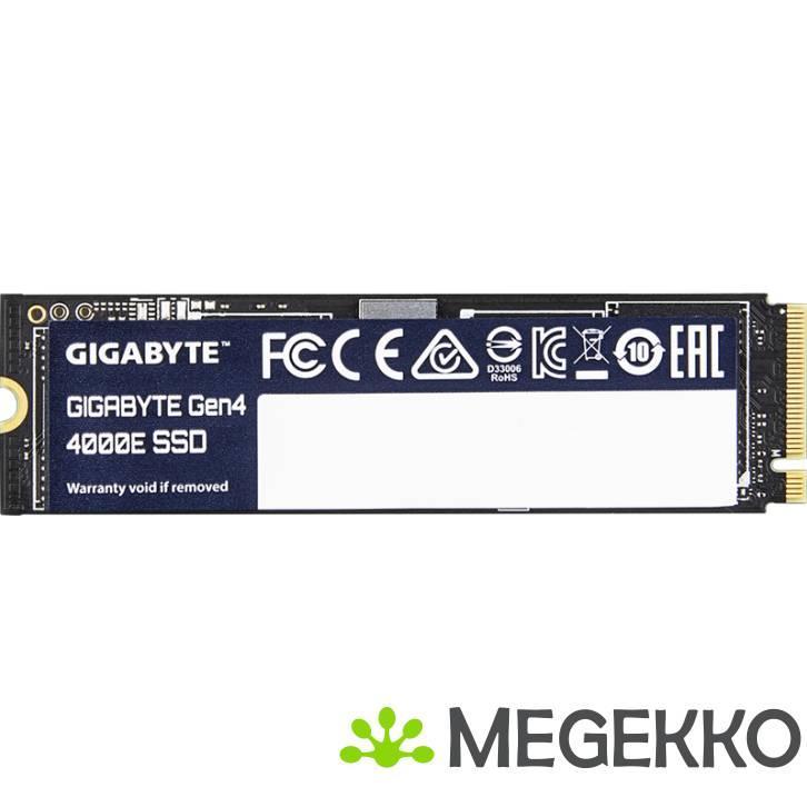 GIGABYTE Gen4 4000E M.2 1 TB PCI Express 4.0 NVMe 3D NAND, Computers en Software, Harde schijven, Nieuw, Verzenden