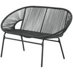 TRUUSK Rotan Fauteuil, Relaxfauteuil In Boho-stijl, 132 Cm X, Tuin en Terras, Verzenden, Nieuw
