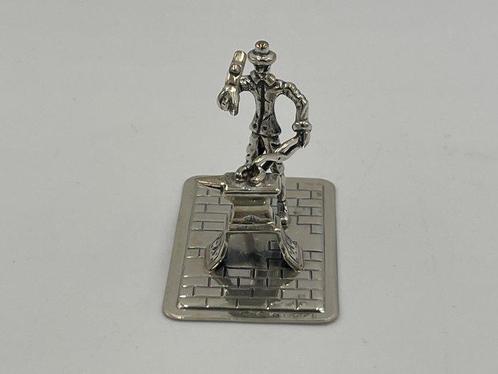smid - Miniatuur figuur - 1 - .835 zilver, Antiek en Kunst, Antiek | Goud en Zilver