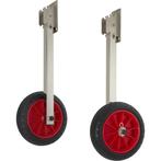 Transportwielen Rubberboot Opklapbaar Recht 4 Standen Rvs, Ophalen of Verzenden, Nieuw