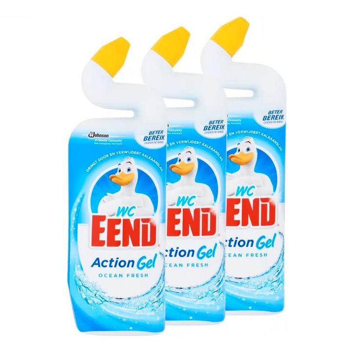 WC-Eend Toilettreiniger Action Gel Ocean Fresh 750ml - 3, Zakelijke goederen, Kantoor en Winkelinrichting | Kantoorartikelen, Verzenden