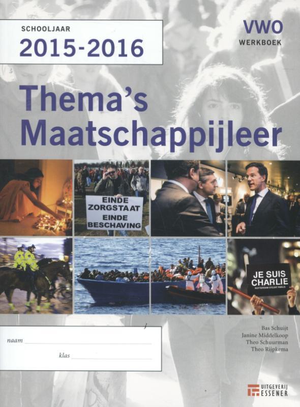 Themas Maatschappijleer voor VWO Schooljaar 20 9789086741793, Boeken, Filosofie, Zo goed als nieuw, Verzenden