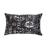 Kussenhoes Zwart/wit - 50x30CM - Set van 4, Huis en Inrichting, Woonaccessoires | Kussens, Verzenden, Nieuw