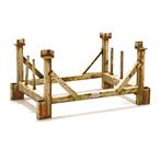 Gebruikte Bouw opslagpallet vaste constructie, Ophalen of Verzenden