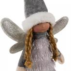 Ruhhy Fairy Grijze Kerstfiguur - Magische Glittervleugels..., Diversen, Kerst, Ophalen of Verzenden, Nieuw