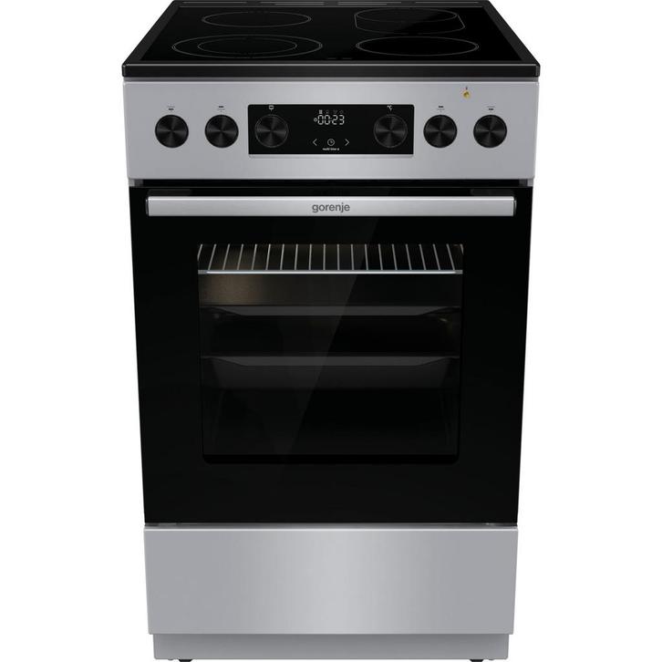 Gorenje GECS5C70SPAOT Keramisch fornuis, Witgoed en Apparatuur, Fornuizen, Vrijstaand, 4 kookzones, Hete lucht, Nieuw, Keramisch