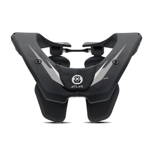 Nekbrace Atlas AIR Zwart-Chroom (Nekbraces), Motoren, Accessoires | Overige, Nieuw, Verzenden