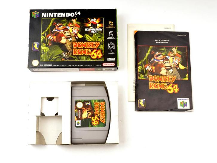 Donkey Kong 64 [Nintendo 64], Spelcomputers en Games, Games | Nintendo 64, Zo goed als nieuw, Ophalen of Verzenden