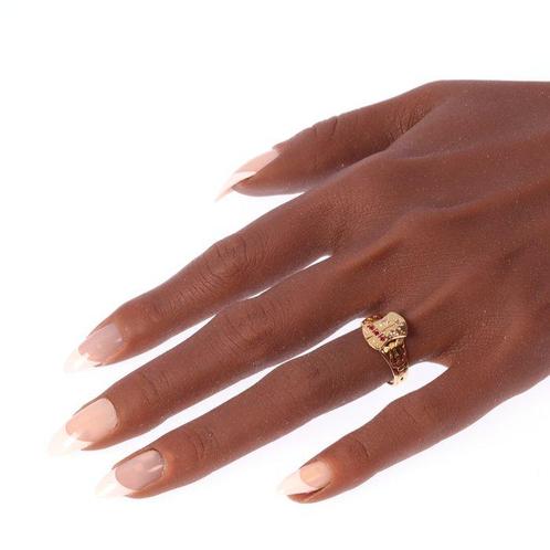 Zonder Minimumprijs - Ring - 18 karaat Geel goud - Diamant -, Sieraden, Tassen en Uiterlijk, Ringen