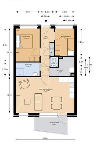 Te huur: Appartement Magelhaenstraat in Amersfoort beschikbaar voor biedingen