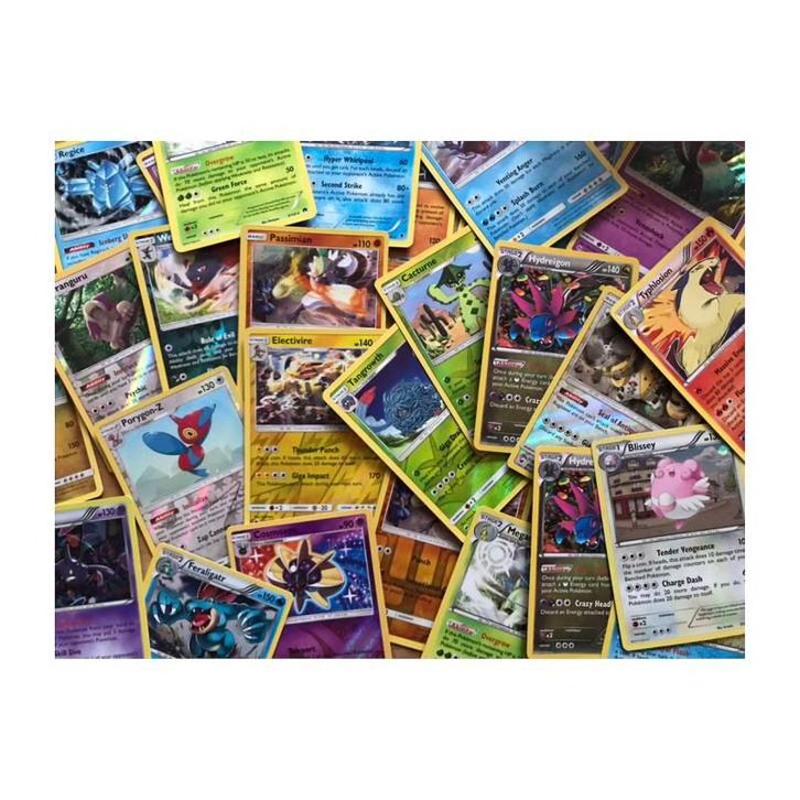 pokemon kaarten bundel 100 stuks, Hobby en Vrije tijd, Verzamelkaartspellen | Pokémon, Losse kaart, Nieuw, Foil, Ophalen of Verzenden