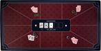 Pokerkleed rood (177x89cm) - Engelhart (Binnenspeelgoed), Hobby en Vrije tijd, Gezelschapsspellen | Bordspellen, Verzenden, Nieuw