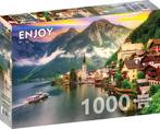 Hallstatt Town at Sunset, Austria Puzzel (1000 stukjes) |, Hobby en Vrije tijd, Denksport en Puzzels, Verzenden, Nieuw