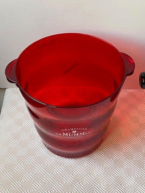 Mumm + Goutorbe - Champagne koeler (2) - Plastic, Antiek en Kunst, Antiek | Keukenbenodigdheden