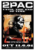 Posters - 2 PAC Tupac - Until the end of time, Zo goed als nieuw, Verzenden
