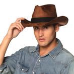 Bruine Cowboyhoed, Hobby en Vrije tijd, Feestartikelen, Verzenden, Nieuw
