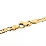 Bicolor gouden Figaro schakel armband | 18,5 cm (witgoud), Sieraden, Tassen en Uiterlijk, Armbanden, Ophalen of Verzenden, Gebruikt