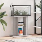vidaXL Aquariumstandaard Sonoma Grijs 60x30x60 cm Bewerkt, Verzenden, Nieuw