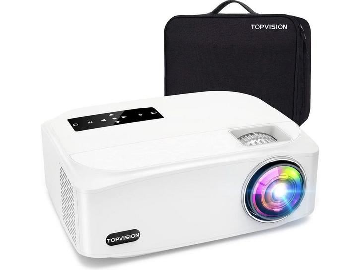TOPVISION TP-98 - Thuisbioscoopbeamer - 9500 lumen 1080P, Huis en Inrichting, Woonaccessoires | Overige, Zo goed als nieuw, Verzenden