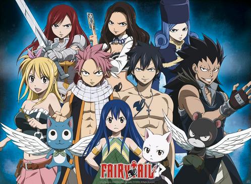 Poster Fairy Tail Group 2 52x38cm, Verzamelen, Posters, Nieuw, A1 t/m A3, Verzenden